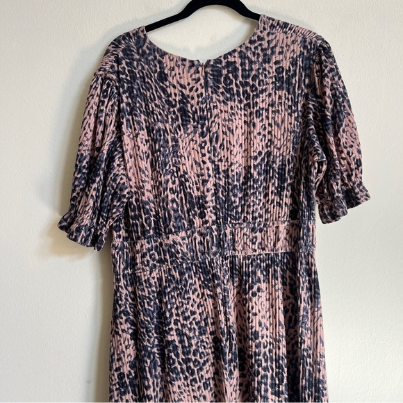 Anthropologie Hutch Adelia leopard print dress with ruffle details - Picture 7 of 7